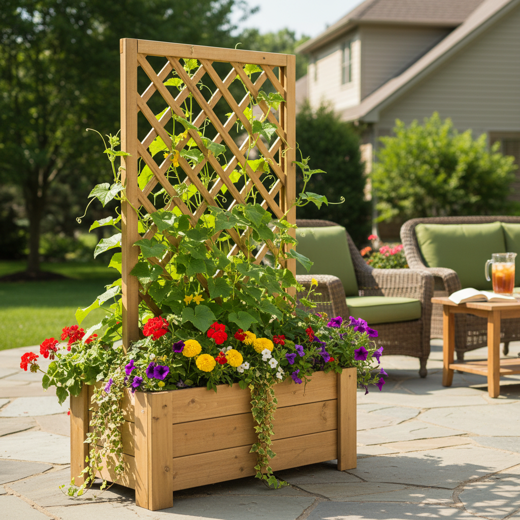 Wood Trellis Planter Box Sizing Decoded: How to Pick the Right One for Patio Containers, Climbing Vines, and Small-Space Gardens