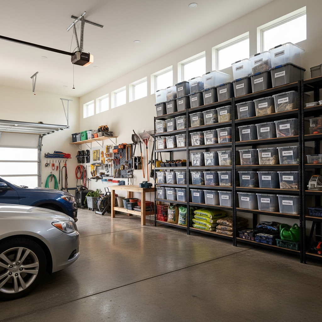 Small Space, Big Impact: How to Use Heavy Duty Garage Shelving for Storage Organization