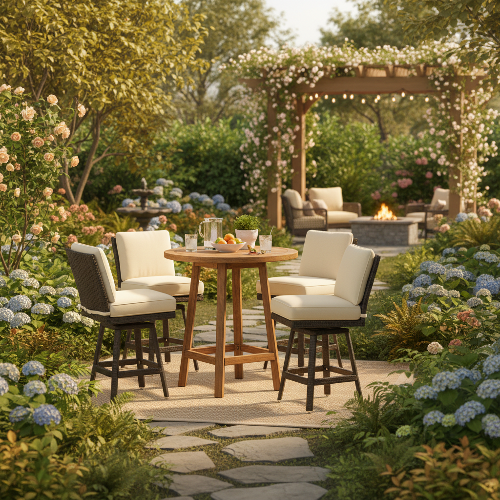 Patio Bar Set with Swivel Chairs 101: Everything First-Time Buyers Should Know Before Their First Purchase