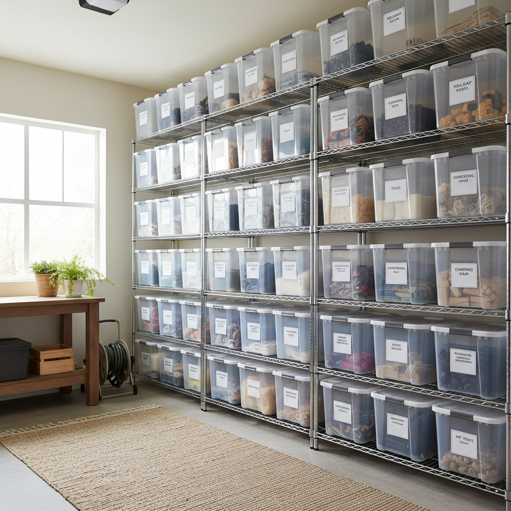 How to Care for Your Clear Stackable Plastic Storage Bins with Lids: A Year-Round Maintenance Guide That Extends Their Life