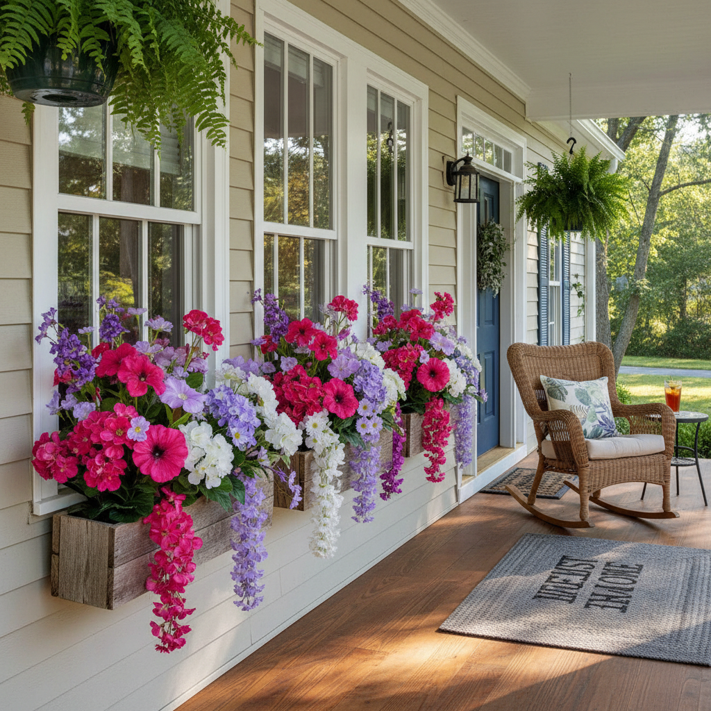 Why Artificial Flowers Fade in Outdoor Planters — and How to Fix It Without Replacing Them Every Season