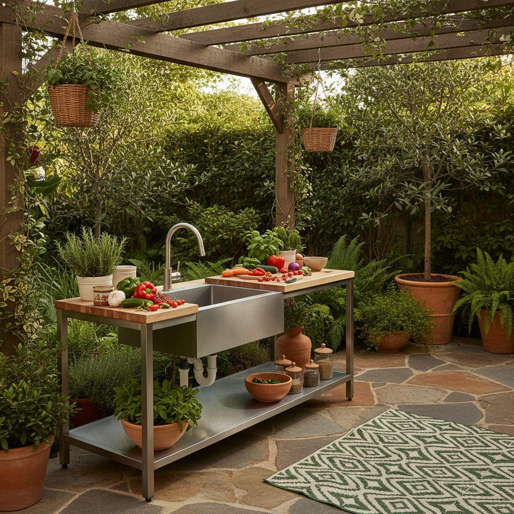 Outdoor Kitchen Island with Sink for Patio on a Budget: How to Get a Fully Functional Cooking Station Without Spending a Fortune