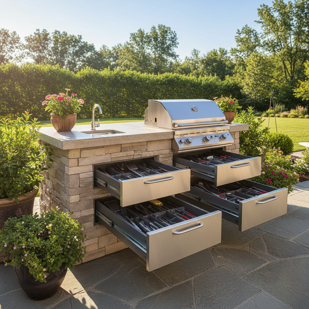 Stainless Steel BBQ Island Drawers Bought in Spring, Tested in Summer: The Heat and Humidity Nobody Plans For