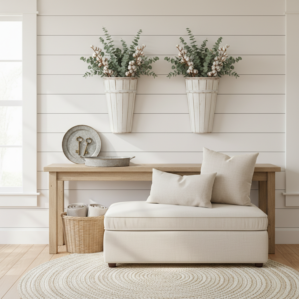 Blank Walls Killing Your Farmhouse Vibe Now, a Costly Redesign Later — Prevented by Wall Mounted Planters