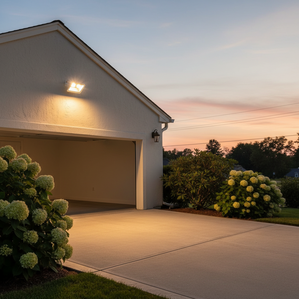 Solar Motion Sensor Floodlight for Garage Security You Only Need Once: Choosing Right, Not Replacing Often