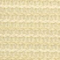 Eden's Decor Straight Flat-Edged Sun Shade Sail Rectangular 6' x 8' Beige UV-Blocking Outdoor Canopy Fabric Cloth Awning for Pergola Patio Garden Backyard Custom Size