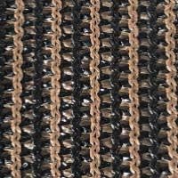 Eden's Decor Straight Flat-Edged Sun Shade Sail Rectangular 10' x 20' Brown UV-Blocking Outdoor Canopy Fabric Cloth Awning for Pergola Patio Garden Backyard Custom Size