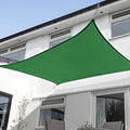 KANAGAWA 18'X18' Dark Green Custom Size Sun Shade Sail Square UV Block Canopy Cover for Patio Backyard Lawn Garden Outdoor (Customized Available)