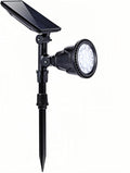 Solar Spotlights Outdoor 18 LED 300 Lumens Waterproof Adjustable Wall Light for Patio Garden Driveway (1 Pack)