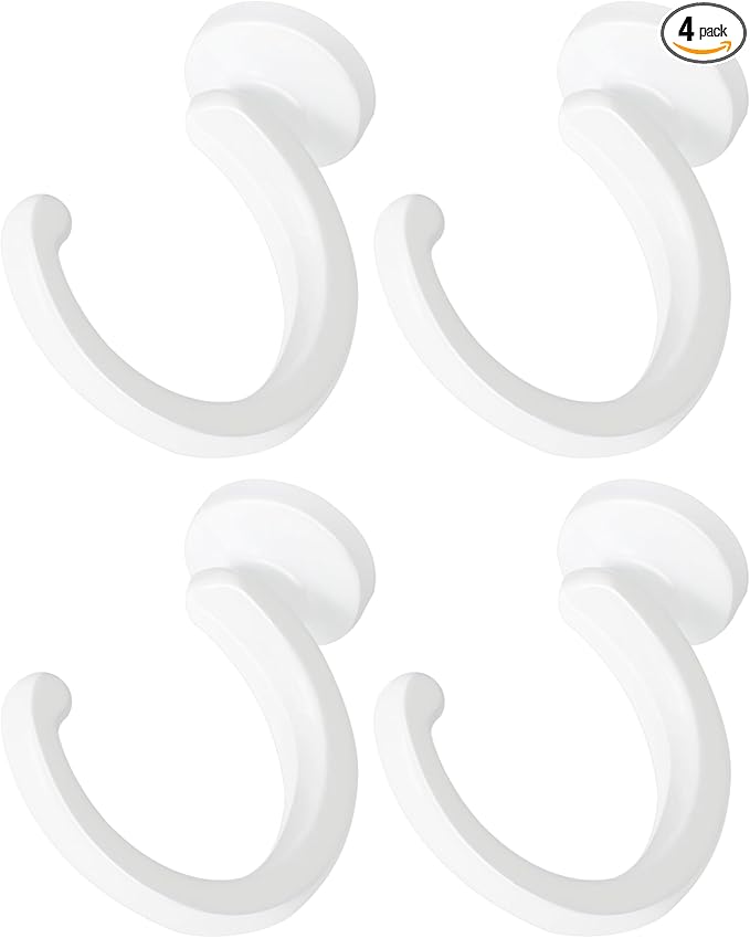 4pcs Ceiling Hooks for Hanging Plants,Hanging Lights Metal Small Hooks,Indoor Outdoor Wall Heavy Duty Plant Hanger Swag Hook