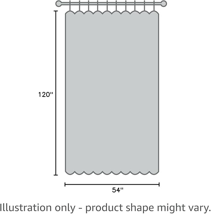 TOWN & COUNTRY BASICS Cabana Solid Heavyweight Indoor Outdoor Curtains, Light Filtering Opacity with Grommet Top, Water Repellent, 2-Pack Set, 54"x120", Seafoam