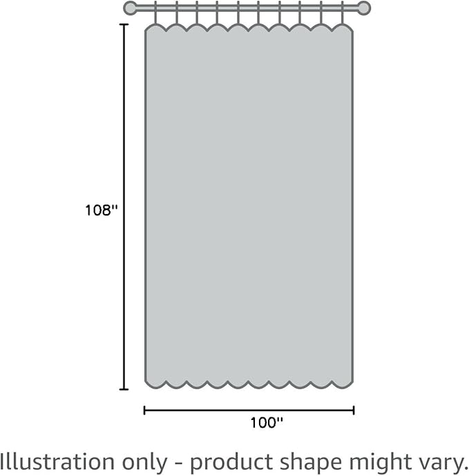 RYB HOME Extra Wide Outdoor Curtains for Patio Waterproof Heavy Duty Thermal Insulated in Summer Full Coverage Privacy for Gazebo, Cabana & Pergola, W100" x L108", Natural, 1 Panel