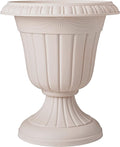 Arcadia Garden Products PL20TP Classic Traditional Plastic Urn Planter Indoor/Outdoor, 10" x 12", Taupe