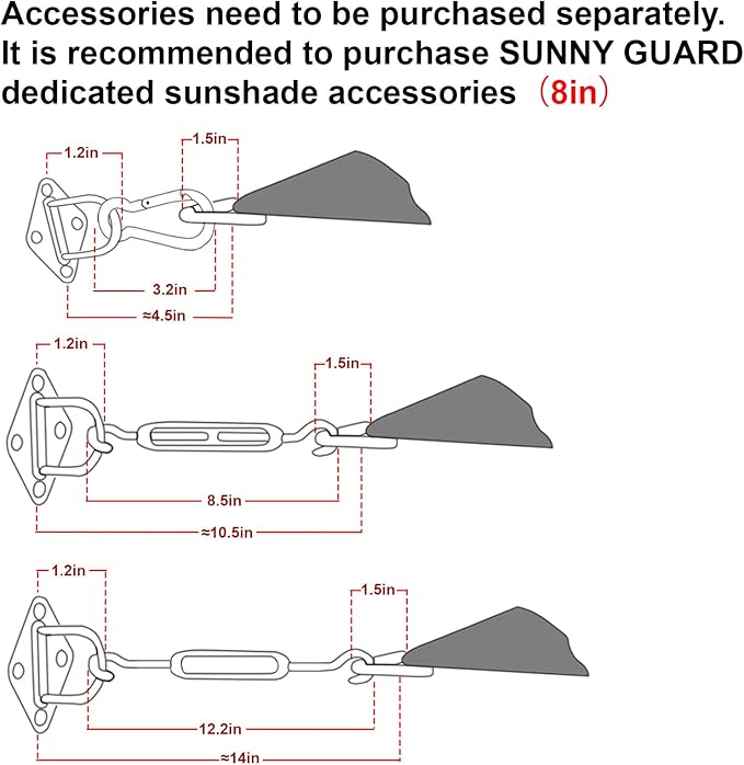 SUNNY GUARD Custom Size 11'x18' Rectangle Brown UV Block Sunshade for Backyard Yard Deck Patio Garden Outdoor Activities and Facility(Customized)