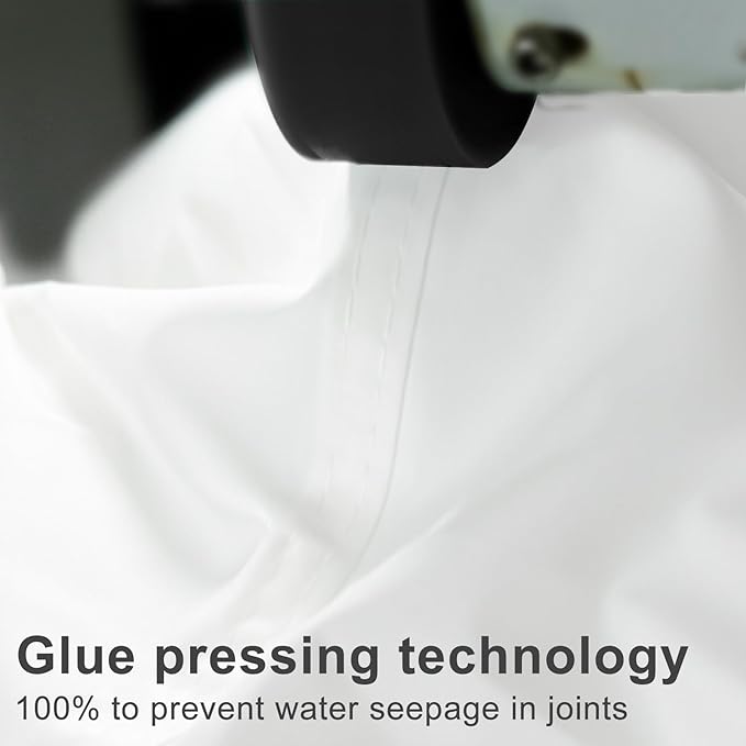 LOVE STORY Rectangle 10'x15' Waterproof Sun Shade Sail Canopy UV Block for Outdoor Patio Backyard Carport,White(We Make Custom Size)