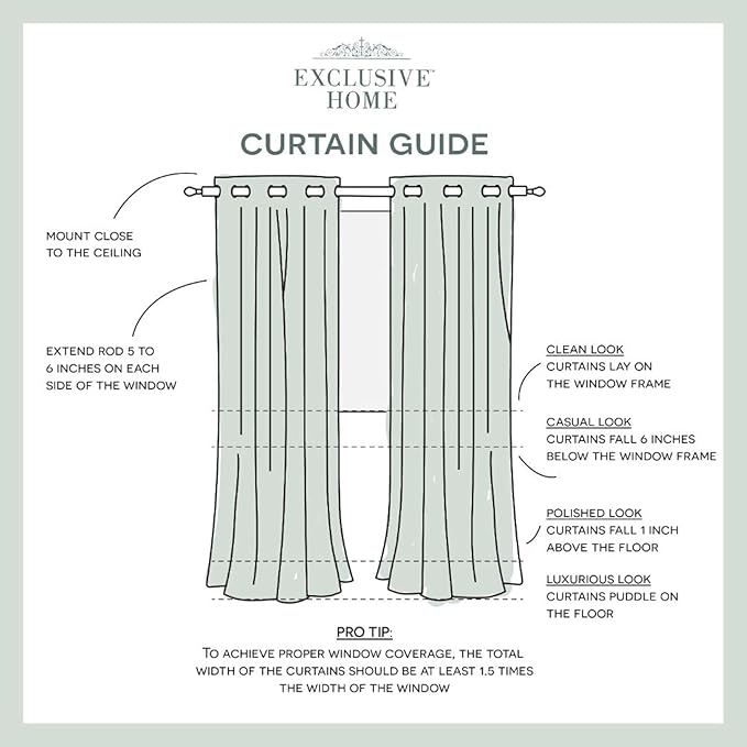 Exclusive Home Cabana Solid Indoor/Outdoor Light Filtering Hook-and-Loop Tab Top Curtain Panel Pair, 54"x96", Mecca Orange