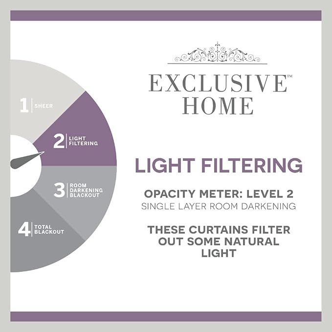 Exclusive Home Cabana Solid Indoor/Outdoor Light Filtering Hook-and-Loop Tab Top Curtain Panel Pair, 54"x63", Cloud Grey