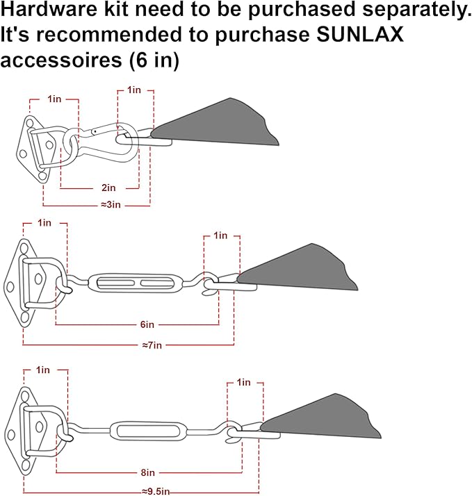 SUNLAX Sun Shade Sail 10' x 12' Brown Rectangle Canopy Sail Shade Cover UV Block Permeable Sunshade Outdoor for Patio Backyard Deck Pergola (We Make Custom Size)