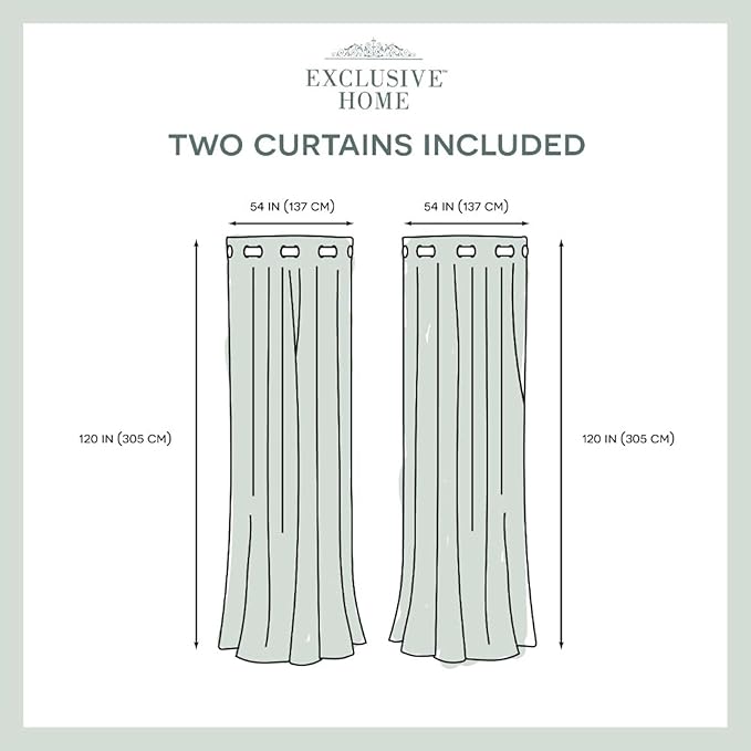 Exclusive Home Cabana Solid Indoor/Outdoor Light Filtering Hook-and-Loop Tab Top Curtain Panel Pair, 54"x63", White