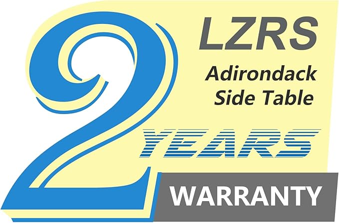 LZRS Adirondack Square Outdoor Side Table for Patio, Pool Composite Patio Table,HDPE End Tables for Backyard,Pool, Indoor Companion, Easy Maintenance & Weather Resistant(Sand)