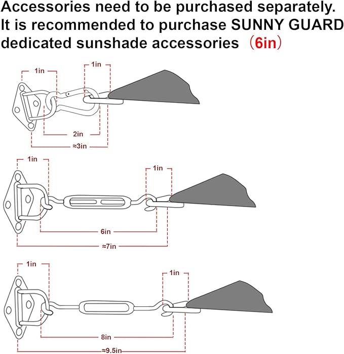 SUNNY GUARD Custom Size 18'x18'x18' Turquoise Blue Sun Shade Sail Triangle UV Block Shade for Backyard Yard Patio Deck Garden(Customized)