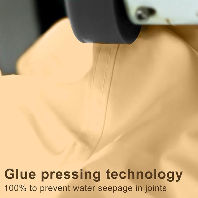 LOVE STORY Rectangle 6'x9' Waterproof Sun Shade Sail Canopy UV Block for Outdoor Patio Backyard Carport,Sand(We Make Custom Size)