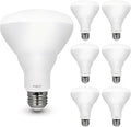 Feit Electric BR30 LED Light Bulbs, 100W Equivalent, Dimmable, E26 Standard Base, 80 CRI, 1400 Lumens, 3500K Neutral White, 120V, 10 Years Lifetime, Damp Rated, 6 Pack, 100BR30DM83510KLED/6