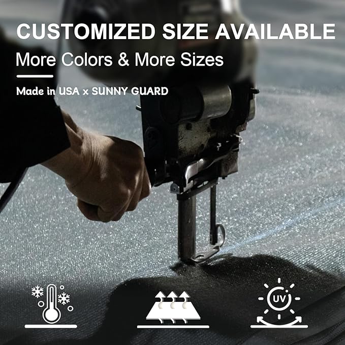 SUNNY GUARD Custom Size 11'x11'x11' Peach Fuzz Sun Shade Sail Triangle UV Block Shade for Backyard Yard Patio Deck Garden(Customized)
