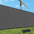 UPGRADE Privacy Fence Screen 6'x80' Dark Grey Outdoor 90% Visibility Blockage 170 GSM Mesh Shade Cover Panels for Backyard,Balcony,Home Decoration with Zip Ties,Customized Avaliable