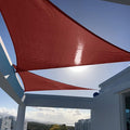 SUNNY GUARD Custom Size 13'x16'x16' Triangle Terra Red UV Block Sunshade for Backyard Yard Deck Patio Garden Outdoor Activities and Facility(Customized)