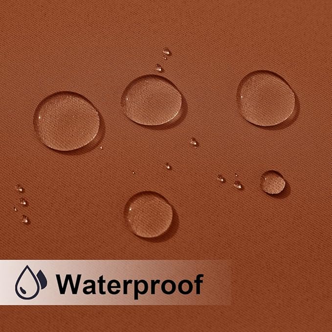 NICETOWN Patio Door Curtains Room Darkening 95" L by 84" W, Thermal Insulated Rustproof Ring Top Blackout Sunlight Reducing Bedroom Indoor Window Drapes for Porch, Mecca Red, Sold by 1 Panel