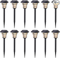 MAGGIFT 12 Pack Solar Pathway Lights Outdoor Solar Garden Lights for Patio, Yard, Driveway