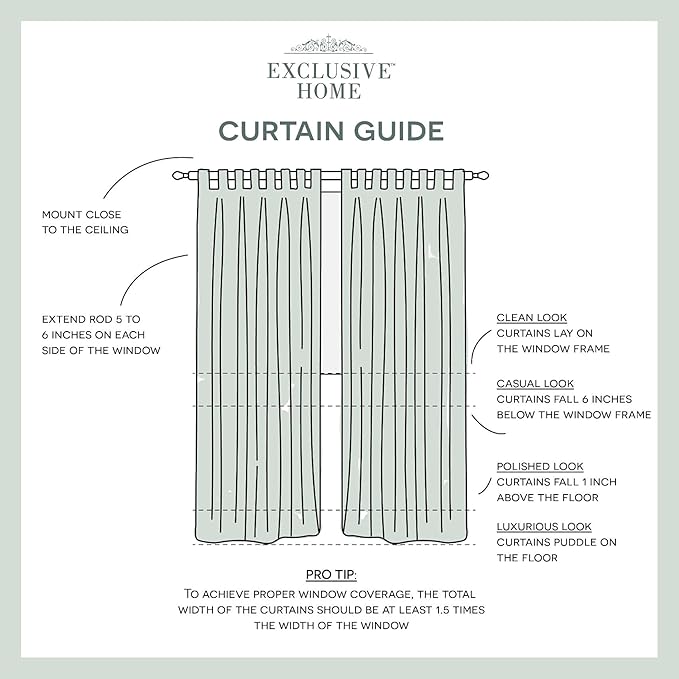 Exclusive Home Cabana Solid Indoor/Outdoor Light Filtering Hook-and-Loop Tab Top Curtain Panel Pair, 54"x84", Cloud Grey