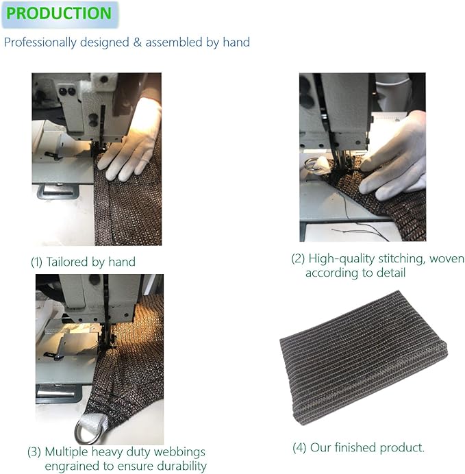 Eden's Decor Straight Flat-Edged Sun Shade Sail Rectangular 15' x 17' Brown UV-Blocking Outdoor Canopy Fabric Cloth Awning for Pergola Patio Garden Backyard Custom Size