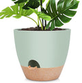 12 inch Large Self Watering Plant Pots, Flower Pots Planters with Multi Mesh Drainage Holes for Indoor Outdoor Garden Plants and Flowers