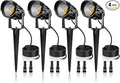 12W Low Voltage LED Landscape Lights - 12V Super Warm White Spotlight Landscape Lighting, IP65 Waterproof Christmas Decorative Lights Outdoor Indoor for Tree Garden Yard Pathway, 4 Pack with Connector