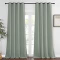 NICETOWN Bedroom Curtain Room Darkening Drapery 102 inches Length - Home Fashion Thermal Insulated Grommet Room Darkening Curtain for Living Room (Sage Green, 1 Panel, 52 x 102 inches)