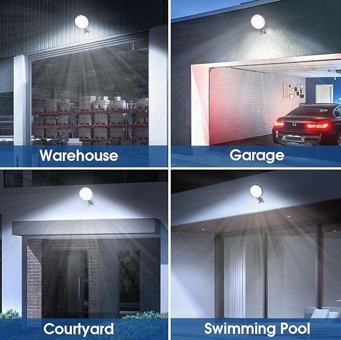 LED Barn Light, 150W 20000LM Dusk to Dawn Outdoor Lighting with Adjustable Angle Photocell, 6500k Daylight IP66 Waterproof Outdoor Street Lights for Yard, Garage, Farmhouse, Security Light