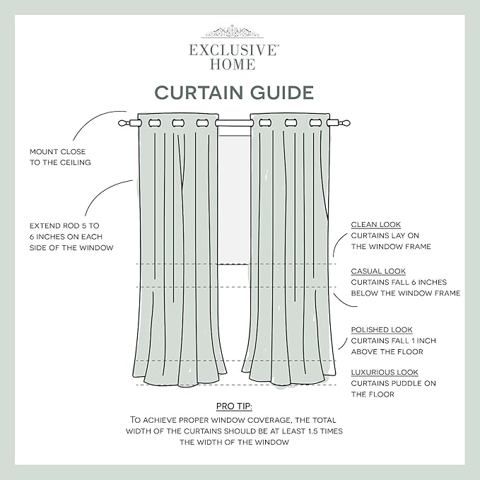 Exclusive Home Canopy Stripe Indoor/Outdoor Grommet Top Curtain Panel, 54"x108", Taupe / Sand, Set of 2