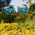 Outdoor Garden Solar Lights,Crab Outdoor Figurine Lights with Stakes,Waterproof Decorative Solar Decor for Patio,Yard,Lawn,Decorative Garden Stakes Present for Mom Women