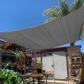 KANAGAWA 22'X24' Dark Gray Custom Size Sun Shade Sail Rectangle UV Block Canopy Cover for Patio Backyard Lawn Garden Outdoor (Customized Available)