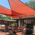LOVE STORY Custom Size 12'x15'x19.2' Terra Red Sun Shade Sail Right Triangle Sunshade Fabric Awning Canopy for Patio Backyard Carport Pergola (Customized)