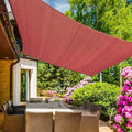 KANAGAWA 20'X24' Rust Red Custom Size Sun Shade Sail Rectangle UV Block Canopy Cover for Patio Backyard Lawn Garden Outdoor (Customized Available)
