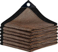 Mocha Sun Shade Cloth,10x12FT Pergola Shade Cover with Reinforced Grommets,90% Shade Fabric Fence Privacy Screen Balcony,Pergola Shade Cover Canopy Patio Garden Backyard Carport Porch Deck