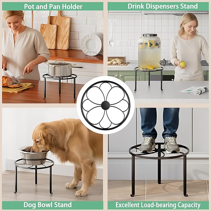 5 Pack Metal Plant Stand for Heavy Potted Plant for Home Indoor and Outdoor, Multiple Heavy Duty Flower Pot Stand,Multiple Plant Display Rack
