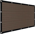 Sun Shade Cloth with Grommets,90% UV Protection Shade Fabric,Pergola Shade Cover Canopy Fence Privacy Screen Balcony,Brown Sunshades for Patio Pergola Garden Backyard Outdoor,Mocha-8x20FT
