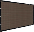Sun Shade Cloth with Grommets,90% UV Protection Shade Fabric,Pergola Shade Cover Canopy Fence Privacy Screen Balcony,Brown Sunshades for Patio Pergola Garden Backyard Outdoor,Mocha-12x20FT