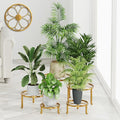 5 Pack Metal Outdoor Plant Stand Heavy Duty Plant Pot Stands for Indoor and Outdoor Round Flower Pot Support Rack for Multiple Display Pot Rack