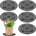 moonoom 6 Pcs Big Potted Plant Stands - 12 Inch Patio & Deck Floor Protector,Plant Level Pot Elevator for Indoor Outdoor Garden Flower
