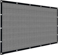 10x12 FT Sun Shade Cloth with Grommets, Pergola Shade Cover Canopy, 90% Sunblock Fabric Fence Privacy Screens for Outdoor, Garden, Patio, Balcony, Carport, Porch, Deck (Gray)
